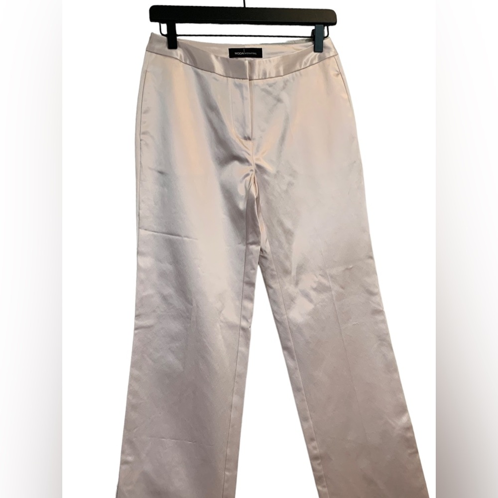 Y2K Shiny Satin Light Pink Pants